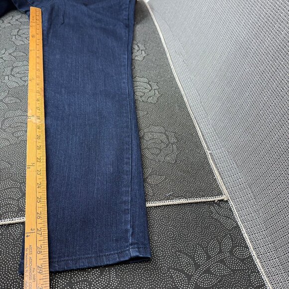Style & Co Womens Size 10 Blue Straight-Leg Tummy Control Denim Jean Stretch - Picture 7 of 11